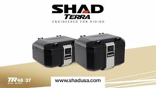 Technical Video SHAD TERRA TR37 & TR48 Top Cases BLACK EDITION