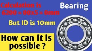 Bearing 6203 ID is Not 15mm WHY ? Bearing Special knowledge ! Technical shadab sir