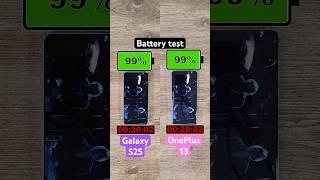 Samsung Galaxy S25 vs OnePlus 13 battery test!