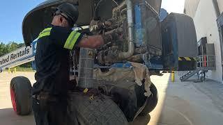 (Field Service Tech) Service on Genie S65 Boom with Boom Driving #fieldservice #dieselmechanic