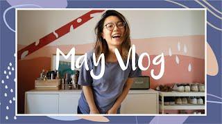 May Vlog┃我畫了一面牆、近期愛用┃VanessaLiao