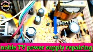 CRT noble TV power supply problem solved Altaf Electronics