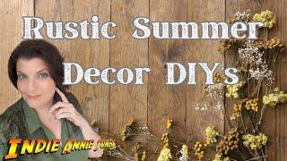Rustic Decor For Summer