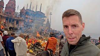 Solo in India's BURNING Burial Site (Manikarnika Ghat, Varanasi) 