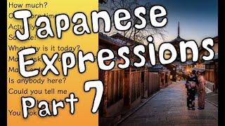 Can You Say This In Japanese? Part7 [Recorded by a native Japanese speaker]