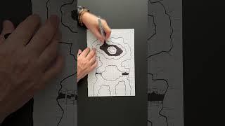 #Handdrawn #Fantasy #Mine #Map! #dnd #ttrpg #5e #pathfinder #dragonbane #shadowdark