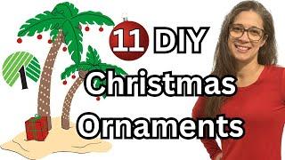 Dollar Tree DIY Christmas Ornaments | Budget Friendly Christmas Crafts