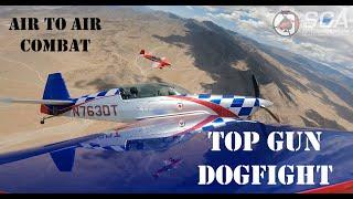 Top Gun experience aerial dogfighting and low level bombing run in stunt planes at Sky Combat Ace.