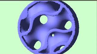 Lattice Structure inside Cylindrical boundary (Implicit Modelling)