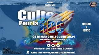 CULTE POUR LA RDC, Emmanuel, Dieu est avec nous.