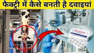 फैक्ट्रियों में कैसे बनता है दवाइयां || Medicine making process in Factory in Hindi