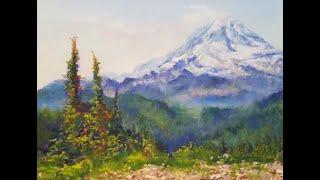 Pastel Painting Lesson - Mountains