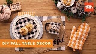 DIY Fall Table Decor | Hobby Lobby®