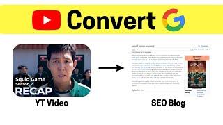  How I Turned YouTube Videos into SEO Blog Articles