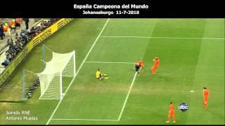 GOL DE INIESTA FINAL DEL MUNDIAL RNE ANTONIO MUELAS INIESTA BALON DE ORO