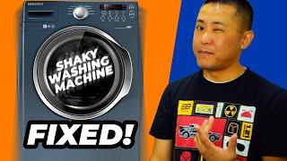 How to fix Shaky Samsung Spider Arm Washing Machine [FIXED] Imbalanced - Replacement, Flange Shaft