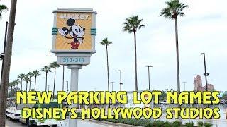New Parking Lot Names and Bus Loop at Disney's Hollywood Studios
