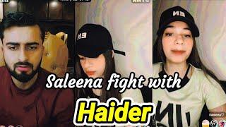 Saleena fights with haider | Haider Shah tiktok