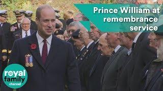 Prince William attends submariners’ remembrance service and parade