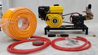 Drizzle India 7 HP HTP Pump Set Model: DI-HTPS-22A1 With 100 Meter Hose Pipe And 60Cm Spray Gun Demo