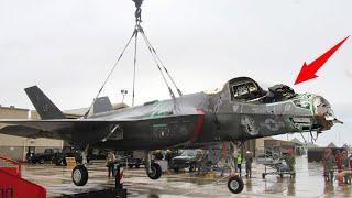 The US Genius Invention to Recover Two Damaged F-35 to One F-35 Aircraft