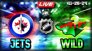 Winnipeg Jets Vs Minnesota Wild LIVE | NHL Play By Play & Watch Party!