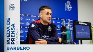 Rueda de prensa de Iván Barbero previa al RC Deportivo - SD Eibar