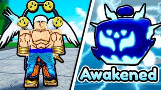 I Became a AWAKENED GOD in Blox Fruits with Rumble Fruit!