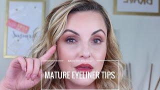 Beginners Guide on Eyeliner for Mature Eyes|| Basic 101 - Elle Leary Artistry