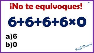 Este reto matemático lo acierta el 100% en segundos  | Reto 77