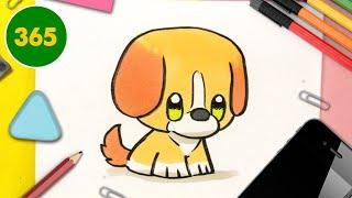 COME DISEGNARE CANE KAWAII - Come disegnare animali