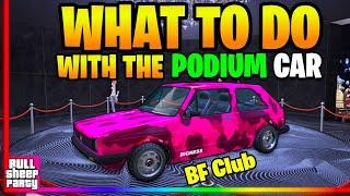 The ONLY Reasonable Thing To Do With This Weeks Podium Car - The Club ST-D GTA Online Lucky Wheel