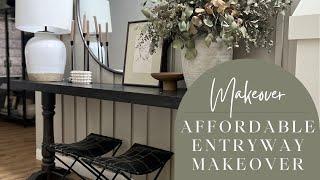 Affordable Entryway Makeover || Entryway Decorate with Me