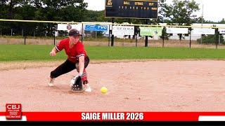 Softball Skills Video Saige Miller Shortstop/Outfielder