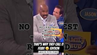 FAMILY FEUD FUN! (WHY THEY CALL IT FEUD! Edition) FRESH REWIND #comedy #fail #funny #teacher