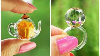 AMAZING DIY IDEAS FROM EPOXY RESIN mini Charm Bottles - Cutest Jewelry DIY! MINI CHARMS IN A BOTTLE!