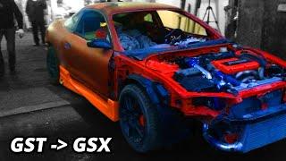 DSM Mitsubishi Eclipse 2G Side exit exhaust | GST to GSX conversion | new custom intake FMIC