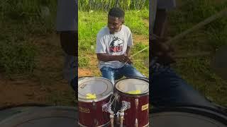 Drumming on a farm field for JESUS Christ #instadrum #drummingonthefield #drummingonafarm #cj