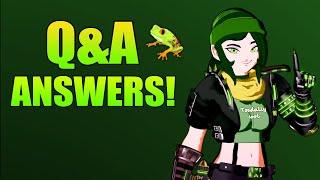 Q&A Answers!