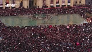 Antigovernment Protesters Fill Yerevan's Republic Square