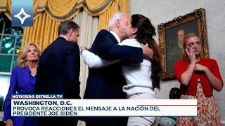  Reacciones a Mensaje de Joe Biden despidiéndose de su Candidatura | Noticias EstrellaTV