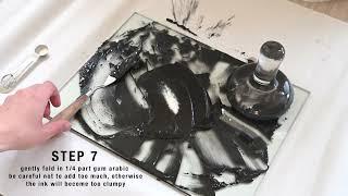 Natural Printmaking Ink Tutorial