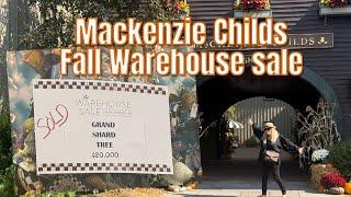 Mackenzie Childs Warehouse Fall Sale Shop With me, Home Decor, Fall Decor, Christmas Decor