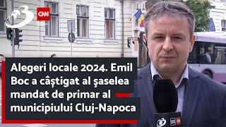 Alegeri locale 2024. Emil Boc a câștigat al şaselea mandat de primar al municipiului Cluj-Napoca