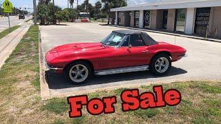 1964 Chevy Corvette Red Convertible