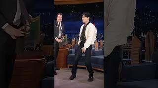 Jung Kook teaches Jimmy dance steps, making Jimmy feel embarrassed #short #celebrity #jungkook