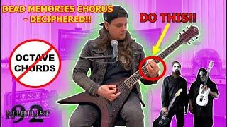 How Slipknot REALLY Play The Dead Memories Chorus (Guitar Lesson)