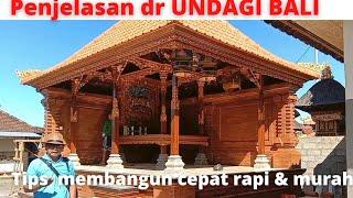 tips for making a traditional Balinese house, Bale Saka Ulu, quickly, neatly, magnificently