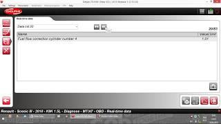 How to check Renault 1.5 Dci Injector Correction with Delphi DS150
