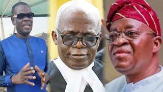 ORIYOMI HAMAT APPEAL TO OSUN STATE GOVERNOR TO ALLOW FEMI FALANA TO TAKE OVER  TIMOTHY ADEGOKE CASE